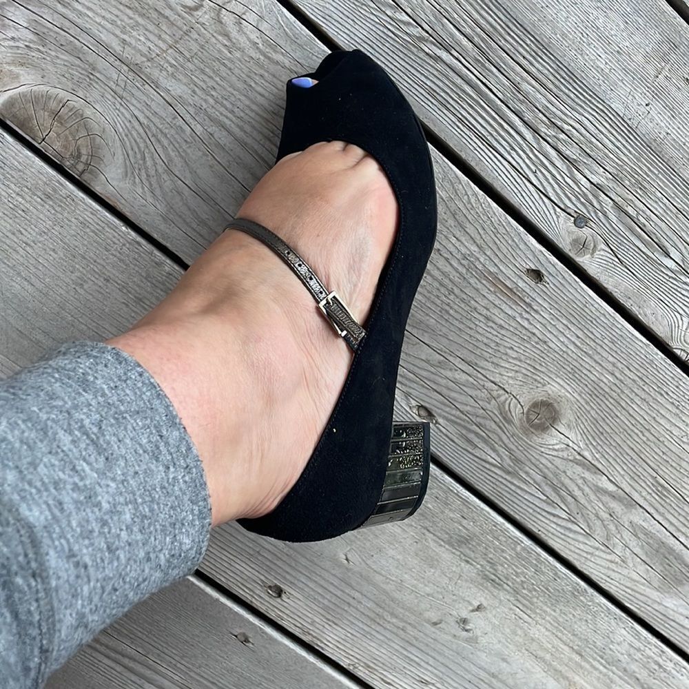 Ron white made in Italy 38.5 chunky heel - Picture 4 of 9